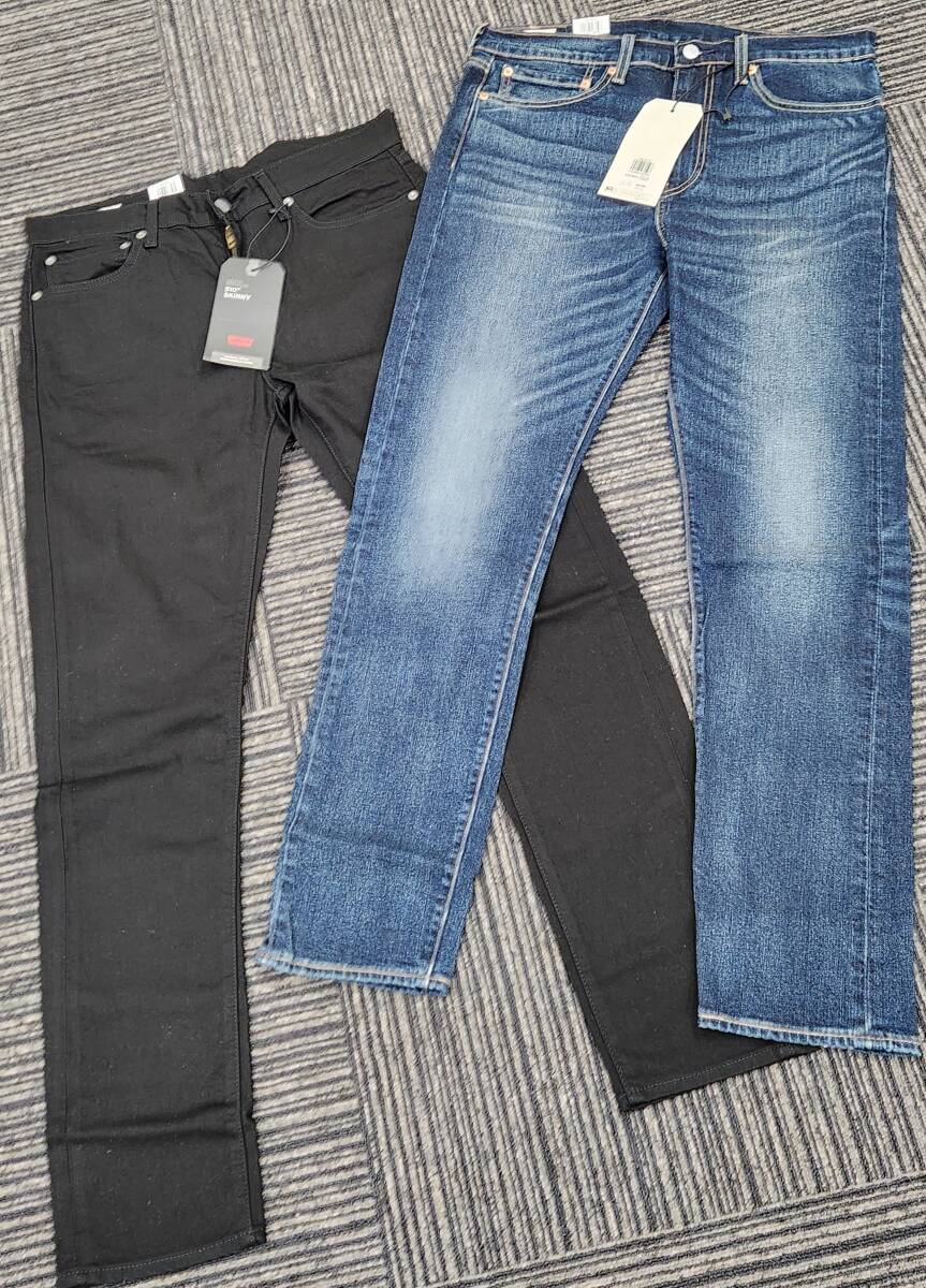 新品 LEVI'S PREMIUM リーバイス プレミアム 510 デニム スキニーパンツ W34/L32 No392_画像1