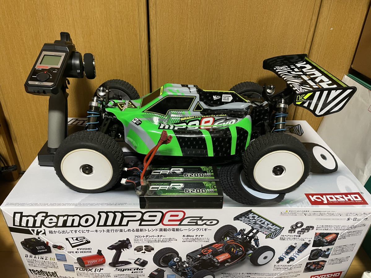 京商 インファーノ レディセット MP9e EVO V2 電動RC 1/8 バギー 京商 インファーノ レディセット MP9e EVO V2 電動RC 1/8 バギー