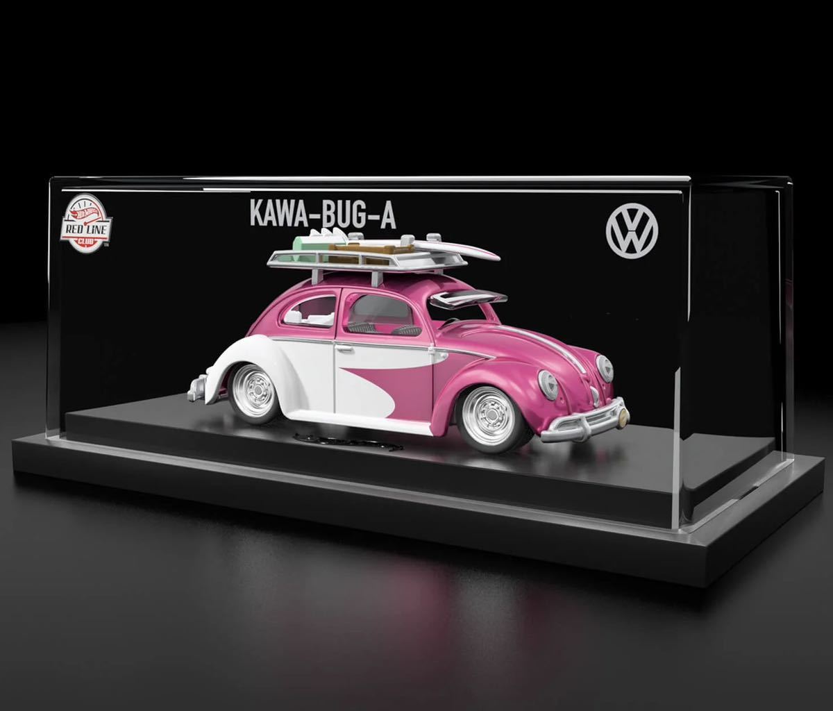 ★ホットウィール★ RLC 限定 フォルクスワーゲン ビートル Kawa Bug A ピンク volkswagen beetle type 1 2 3 バグ hot wheels_画像2