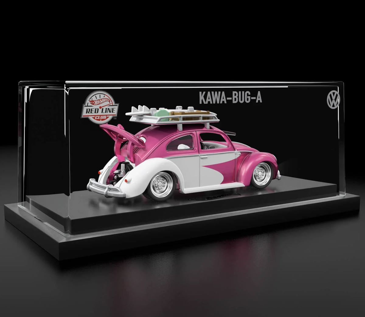 ★ホットウィール★ RLC 限定 フォルクスワーゲン ビートル Kawa Bug A ピンク volkswagen beetle type 1 2 3 バグ hot wheels_画像3