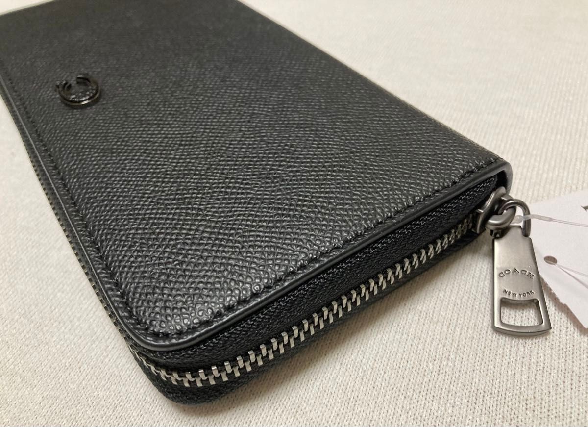 新品 COACH コーチ 長財布 メンズ レディース ブラック 黒 Cロゴ 新品 COACH コーチ 長財布 メンズ レディース ブラック 黒 Cロゴ