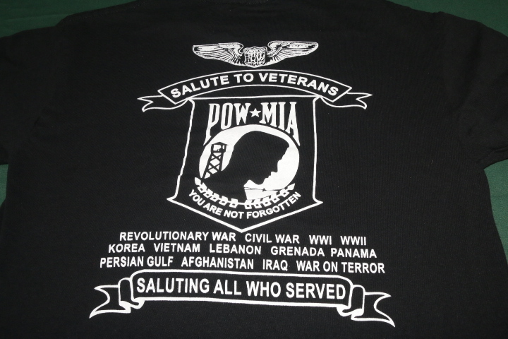 * sharing have special price * Okinawa the US armed forces ROLLING THUNDER HONOR THEIR SACRIFICE short sleeves print T-shirt S used inner training for etc. 