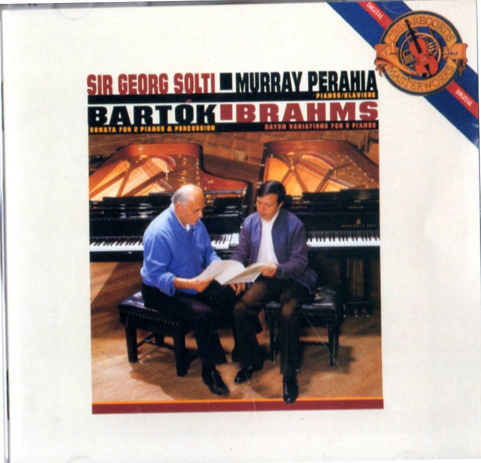 CD (即決) マレー・ペラィアーとショルティのピアノで/ バルトーク;ピアノと打楽器のソナタ/ブラームス;ハイドン変奏曲_画像1