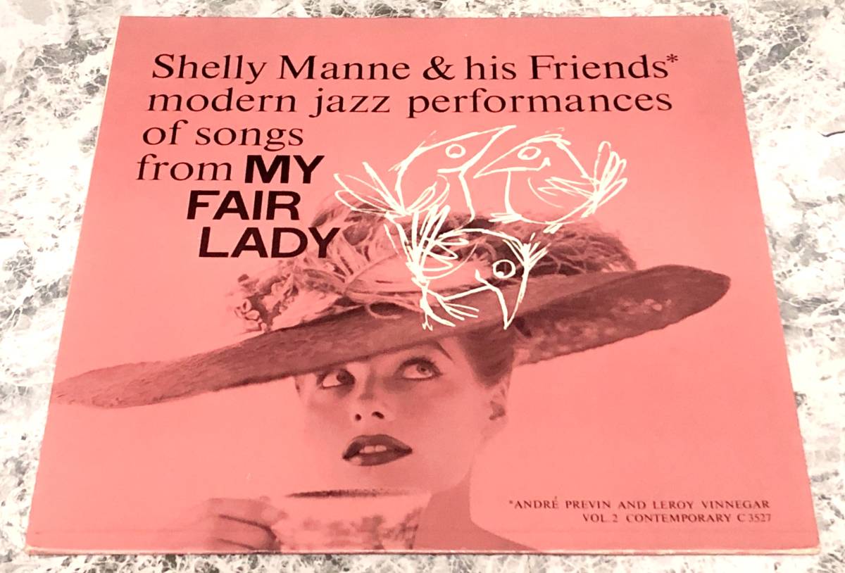 値下トップコンディション極美US深溝MONOオリジShelly Manne & His Friends Vol.2 / My Fair LadyピアノトリオAndre Previn Leroy Vinnegar_画像1