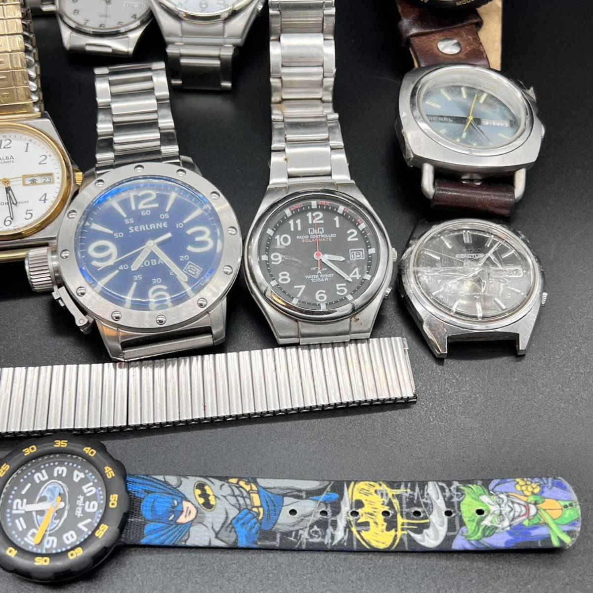 ジャンクまとめて19本腕時計SEIKO セイコーなどマイナーブランド ジャンクまとめて19本腕時計SEIKO セイコーなどマイナーブランド