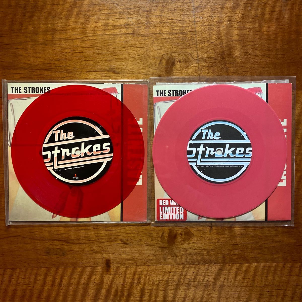 EP-002 THE STROKES /ザ ストロークス /希少 EP / LAST NITE 赤盤 LIMITED EDITION / 2枚セット_画像2