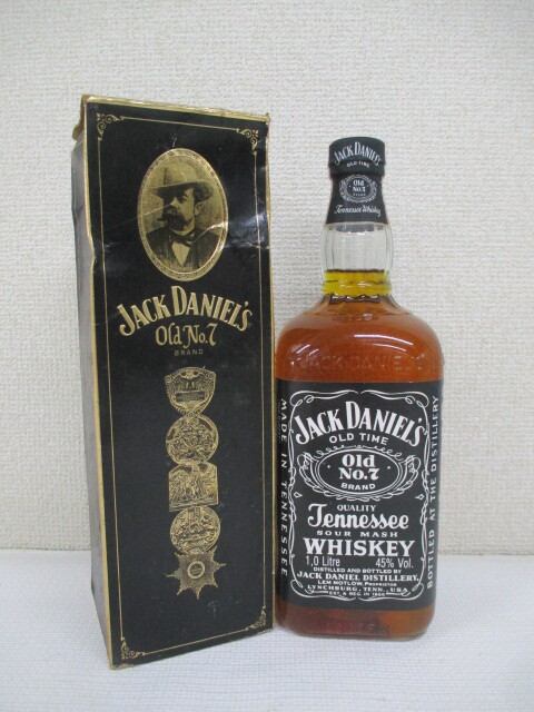 ∝ 84 古酒 JACK DANIEL’S OLD TIME Old NO.7 BRAND ジャックダニエル テネシー ウイスキー 検：バーボン 未開栓_画像1