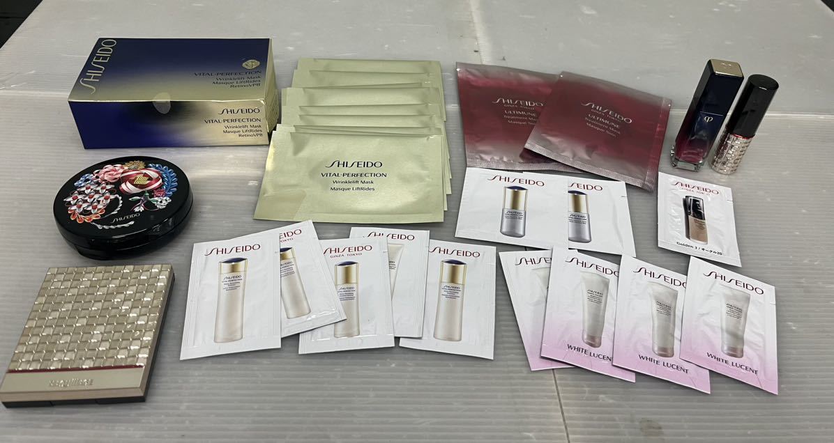 資生堂　SHISEIDO スキンケア 試供品　クレドポーボーテ　マキアージュ　口紅　ファンデ　アイシャドウ　シートマスク　_画像1