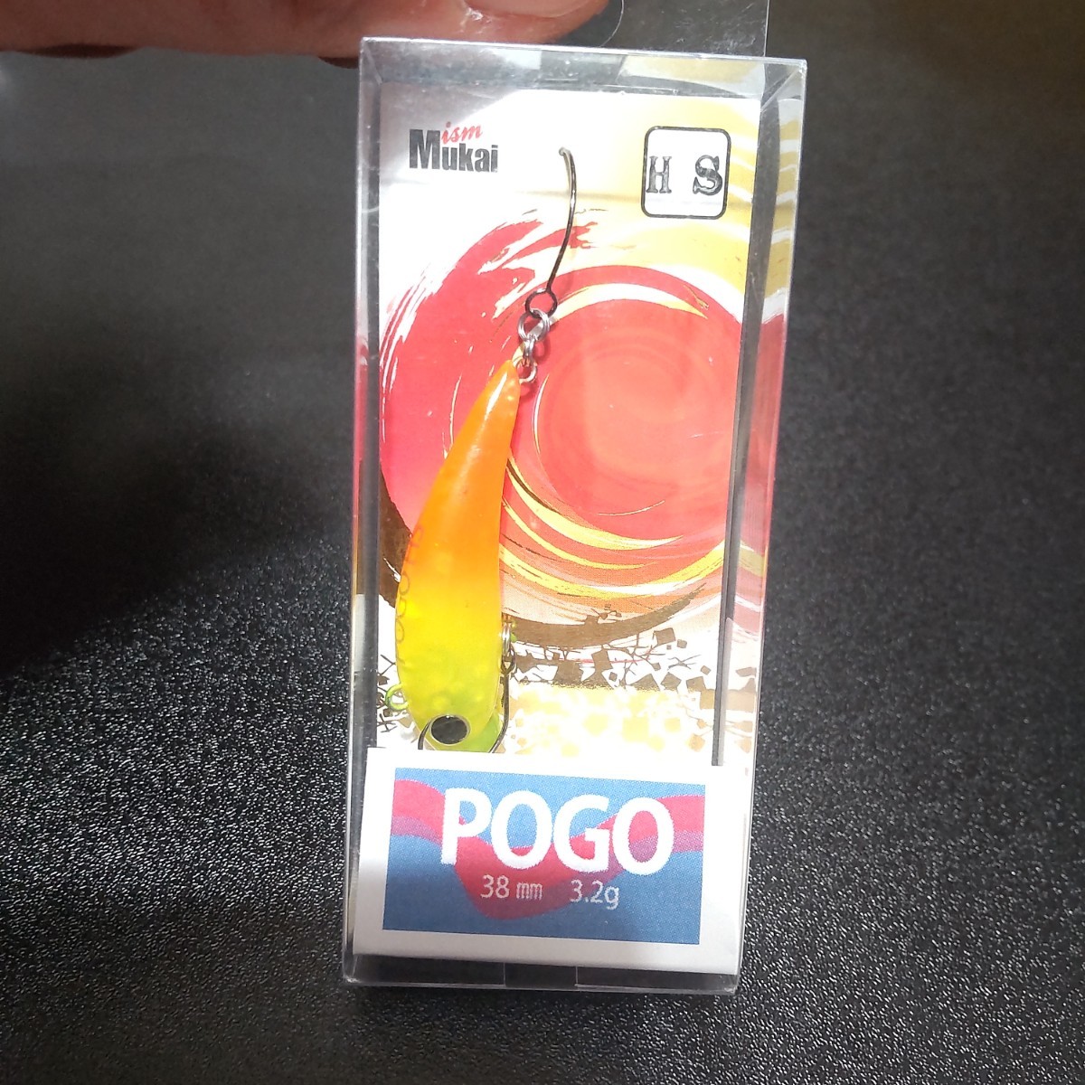 ムカイ mukai tremo トレモ ポゴ pogo hs チャートオレンジ 管釣 トラウト ルアー _画像1