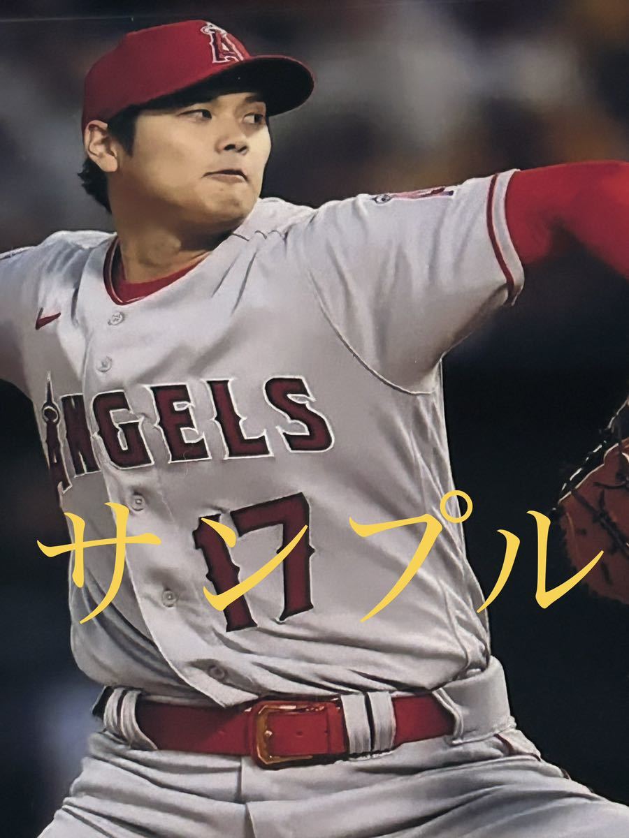 大谷翔平　A4写真　MLB 2023年エンジェルス　フレームカラー銀色A4サイズ　他にも多数出品してますので是非ご覧下さい