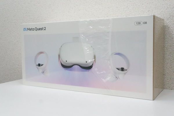 【未開封/未使用品】 Meta Quest 2 128GB ライトグレー メタクエスト2 VRゴーグル VRヘッドセット 旧Oculus オキュラスクエスト A030_画像3