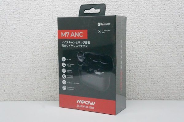 【未開封品】 MPOW M7 ANC / Bluetooth ノイズキャンセリング 搭載完全ワイヤレスイヤホン A176_画像1