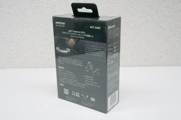 【未開封品】 MPOW M7 ANC / Bluetooth ノイズキャンセリング 搭載完全ワイヤレスイヤホン A176_画像2