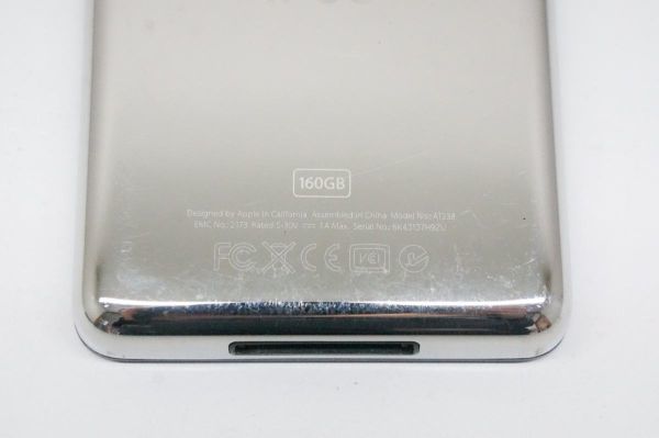 Apple iPod classic A1238 160GB アイポッド クラシック 本体のみ　ジャンク品 A200_画像3