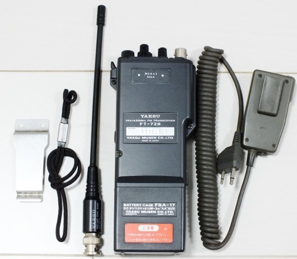 YAESU FT-728 デュアルバンド トランシーバー Yahoo!オークション - 名機 YAESU FT-728 144/430MHz デュアル