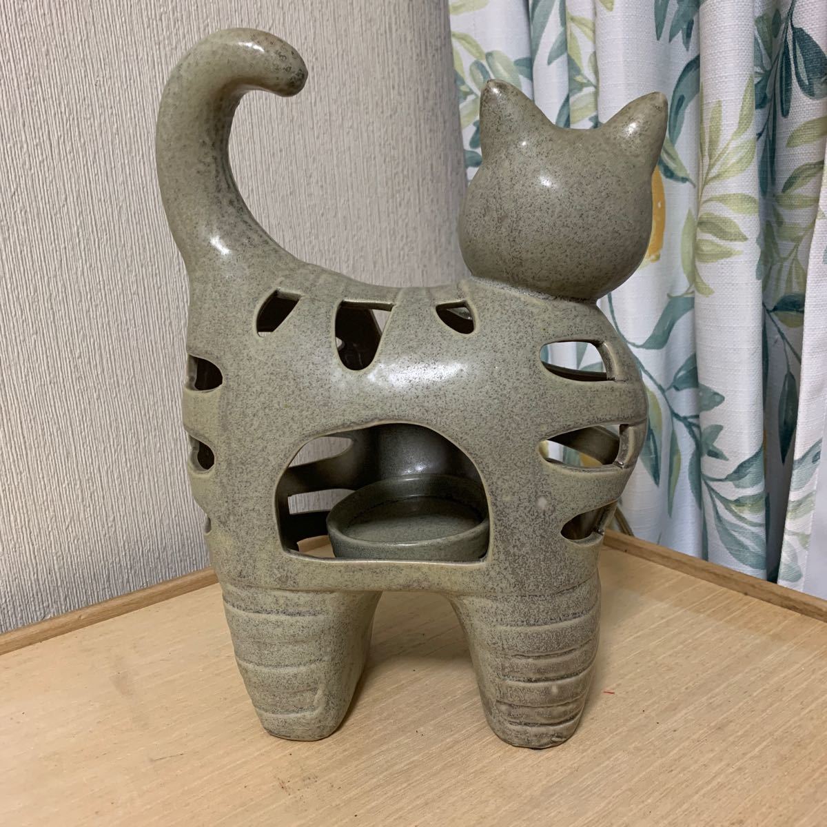  censer cat censer handmade goods unused storage goods height approximately 31.5cm ceramics 
