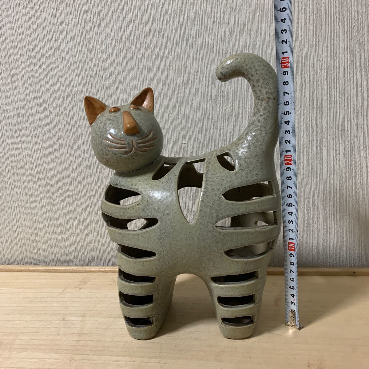  censer cat censer handmade goods unused storage goods height approximately 31.5cm ceramics 