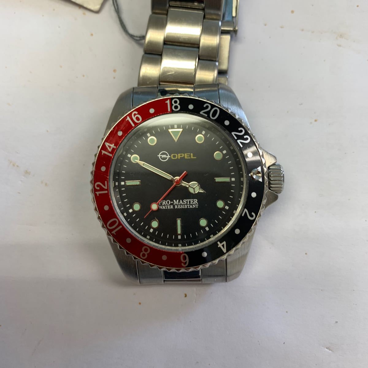 腕時計 オペル プロマスター 稼働中 稼働品 OPEL メンズ 美品 クォーツ腕時計の画像10