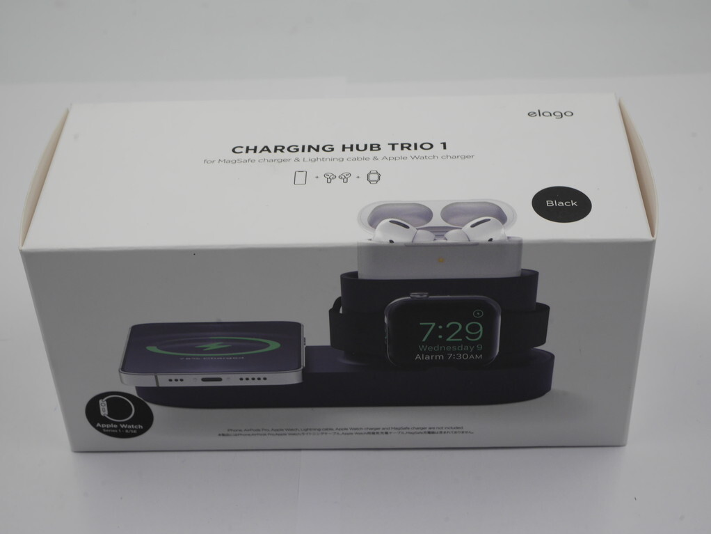 ●新品●elago CHARGING HUB TRIO1●EMSHUB-TRIO1-BK●_画像1