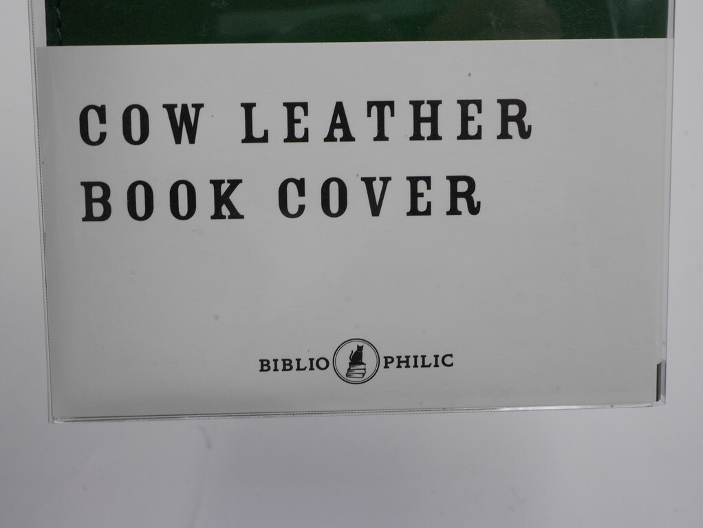  regular price 4950 jpy * postage included * unused * library size original leather book cover *bi yellowtail off .lik*kau leather three bamboo industry ... leather BCBK2GR