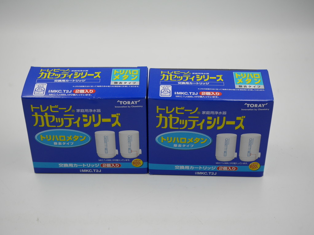 送料込み 2箱セット●新品●東レ トレビーノカセッティ用交換カートリッジ MKC.T2J●MKC.TJが4個●_画像1