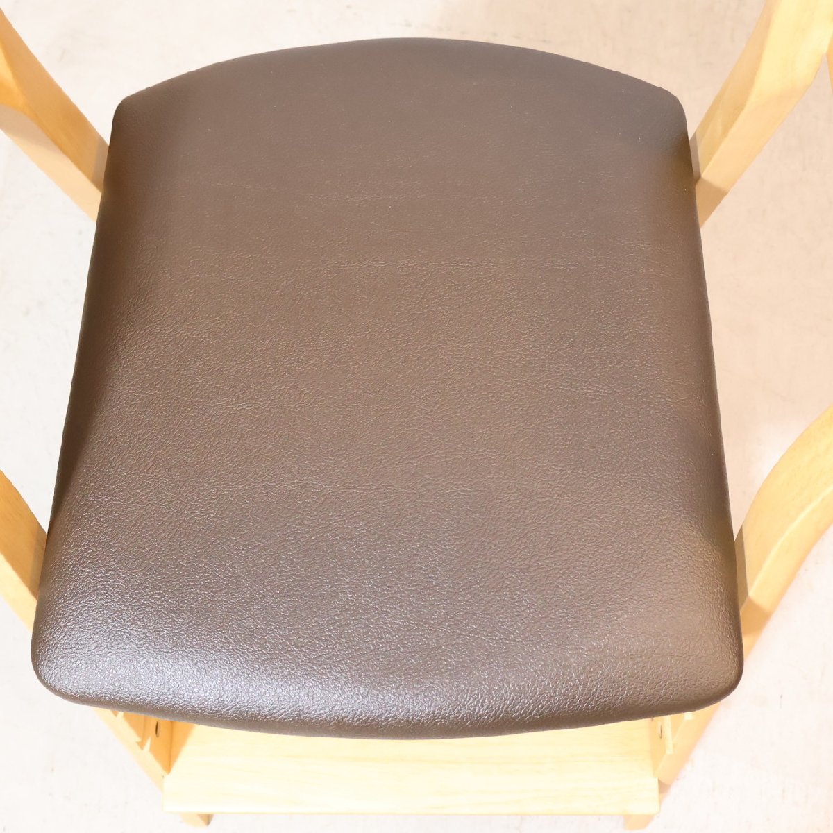 Tsukuba Sansho 筑波産商 ビーンズチェア ナチュラル キッズチェア 子供用 学習椅子 ダイニングチェア 高さ調整 シンプル EB114_画像5