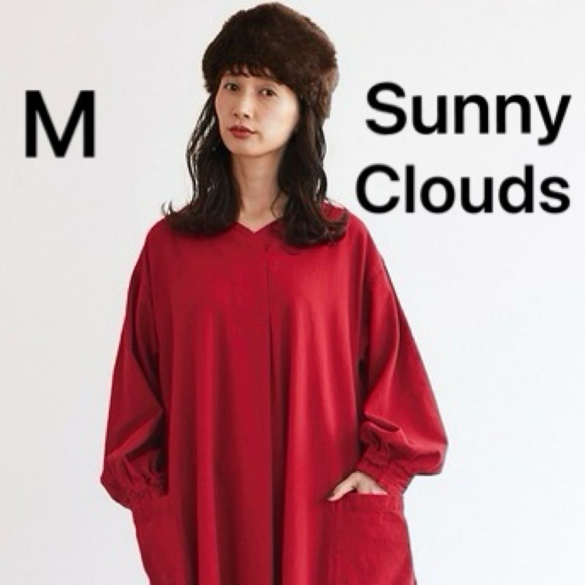 極美品 Sunny Clouds サニークラウズ Kazumiの赤いワンピース M 極美品 Sunny Clouds サニークラウズ Kazumiの赤いワンピース M