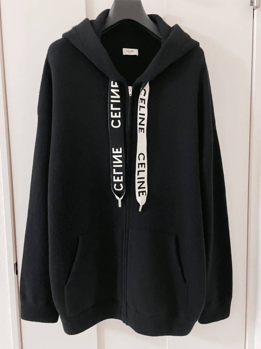 Yahoo!オークション - 極美品 セリーヌ CELINE フードセーター Yahoo!オークション - 極美品 セリーヌ CELINE フードセーター