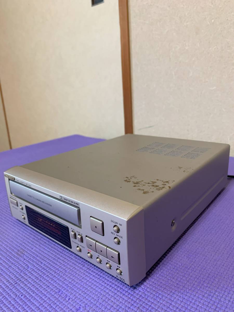 ★ONKYO INTEC205　カセットデッキ K-505【動作確認済】★_画像2