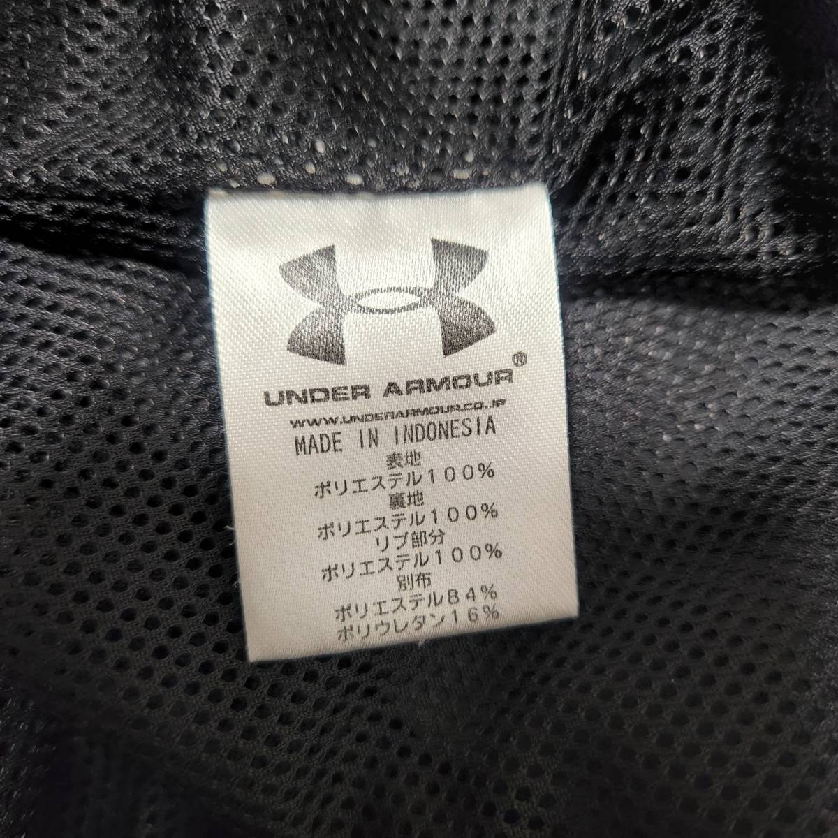 UNDER ARMOUR アンダーアーマーベースボール ウインドブレーカージャケット 薄手 黒×ピンク メンズXLサイズ スポーツウェア 野球_画像7