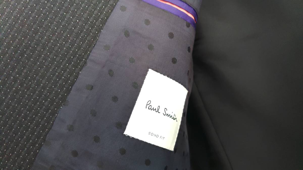 ポールスミス　スーツ　L2　ブラック　Made in Japan　（日本製）　ビジネス　Paul Smith　　（XL)　2022　秋～冬_画像3
