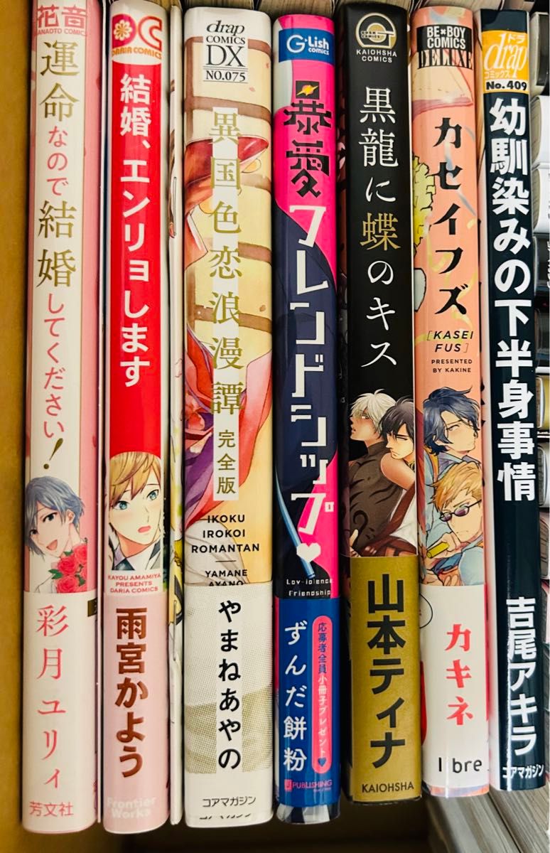 BLコミックまとめ売り⑤ あずみ京平 天禅桃子 千葉たゆり さちも 雨宮かよう やまねあやの ずんだ餅粉 山本ティナ 他