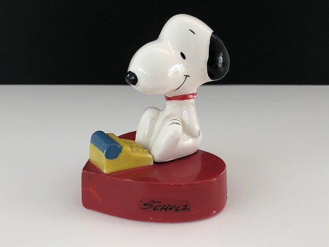 MADE IN JAPAN スヌーピー ハート ペーパーウェイト 1970s 1980s 日本製 PEANUTS ヴィンテージ USA [pe-609]_画像1