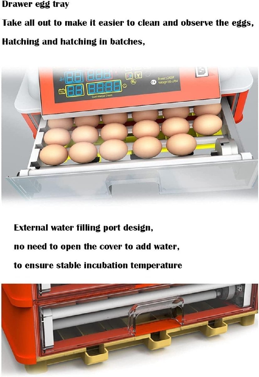  large . egg vessel automatic .. attaching 138 piece. egg in kyu Beta - drawer type . egg vessel . temperature humidity control digital house . therefore ...u