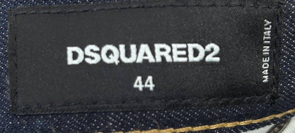 20240217【DSQUARED2】ディースクエアード パンツ S74LB0819 20AW スケーターパッチデニムパンツ 44 デニム ダメージ加工 _画像6