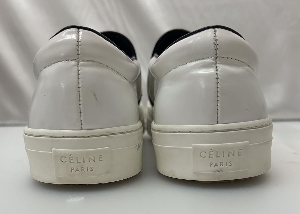 20240219【CELINE】セリーヌ シューズ エナメルスリッポン スリッポン スニーカー_画像6