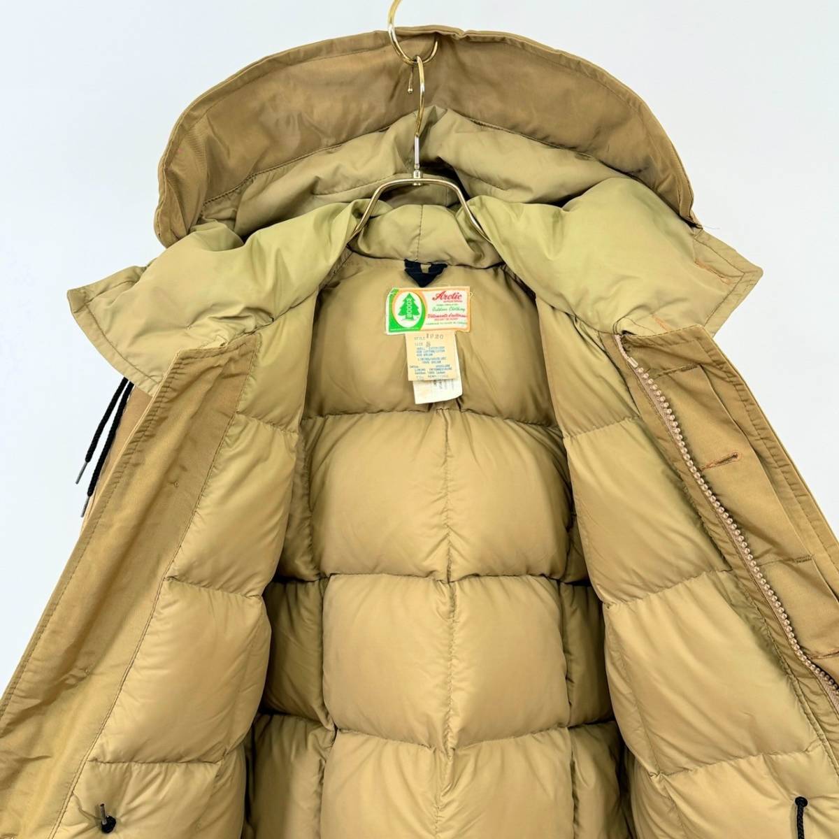 希少《 Good Condition / Arctic Parka 》70s 80s 美品【 WOODS カナダ製 アークティックパーカ ダウン S ビンテージ 】_画像10