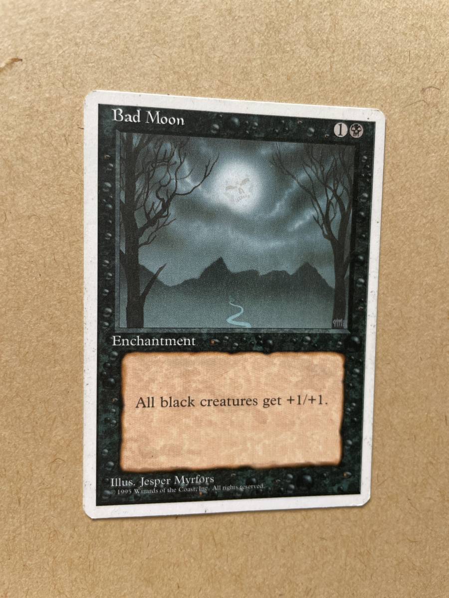 《不吉の月/Bad Moon》[4ED] 黒R_画像1