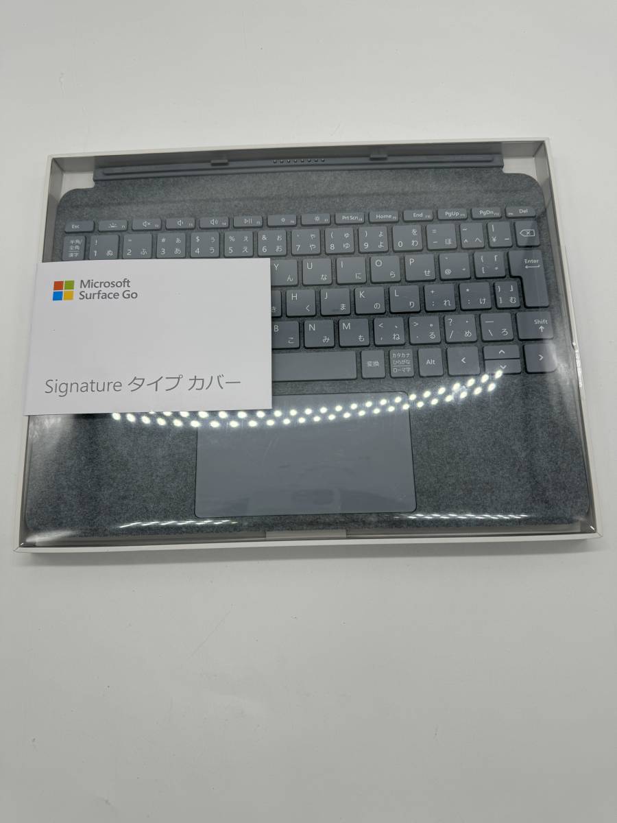 Microsoft Surface Go Signature KCS-00123 マイクロソフト タイプ カバー アイスブルー 未使用 T8097901_画像1