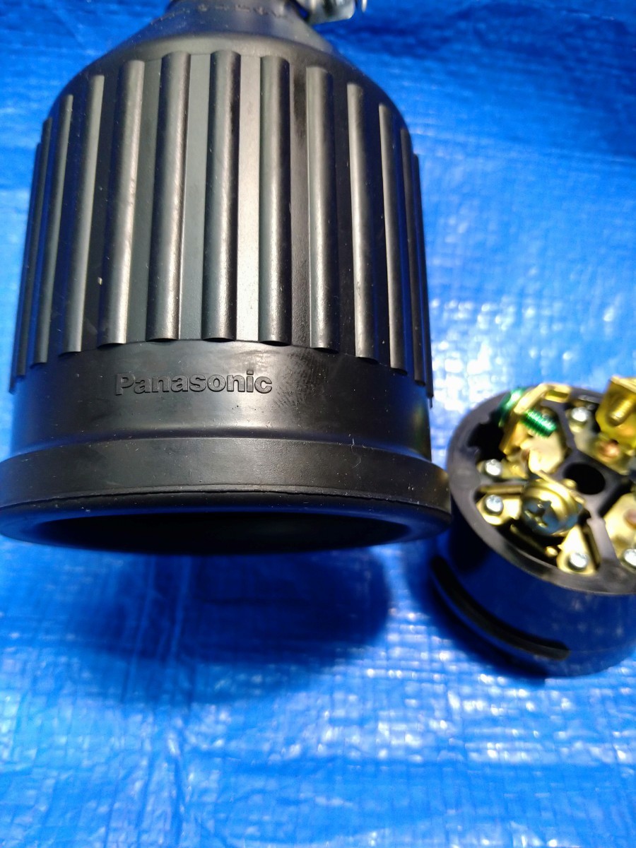  Panasonic водонепроницаемый резина код коннектор комплект ( водонепроницаемый резина колпак + водонепроницаемый резина коннектор корпус ) 20A 250V заземление (элект.) 3P( старый 4P) защита от дождя форма WA3429K WA3420K