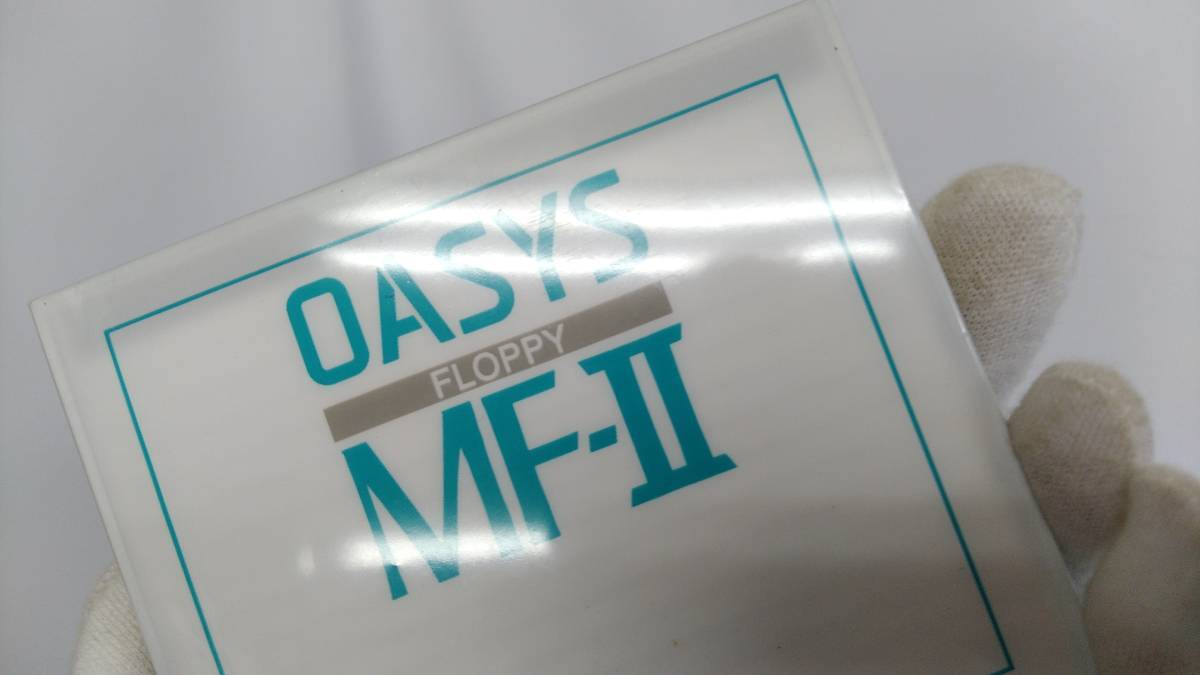 未開封 FUJITSU OASYS MF‐Ⅱ フロッピーディスク 9枚 富士通_画像4
