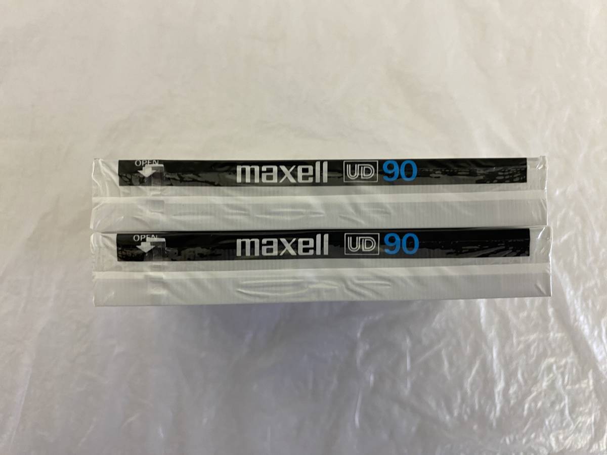 【新品未開封】 maxell マクセル UD 90分 2本セット ノーマルポジション TYPEⅠ カセットテープ日立マクセル 当時物 昭和レトロの画像4