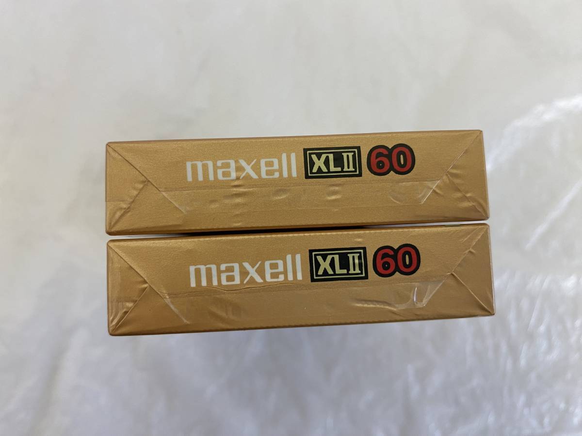 【新品未開封】 maxell マクセル XLⅡ XL2 60 60分 2本セット ハイポジション TYPEⅡ カセットテープ 日立マクセル 昭和レトロ 1の画像6