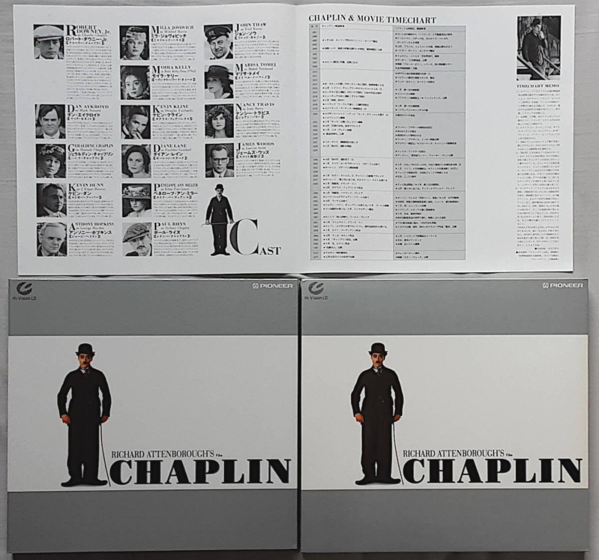 Hi-Vision MUSE Laserdisc LD Chaplin PILH-1005 ハイビジョン レーザーディスク HiVision チャーリーの画像4