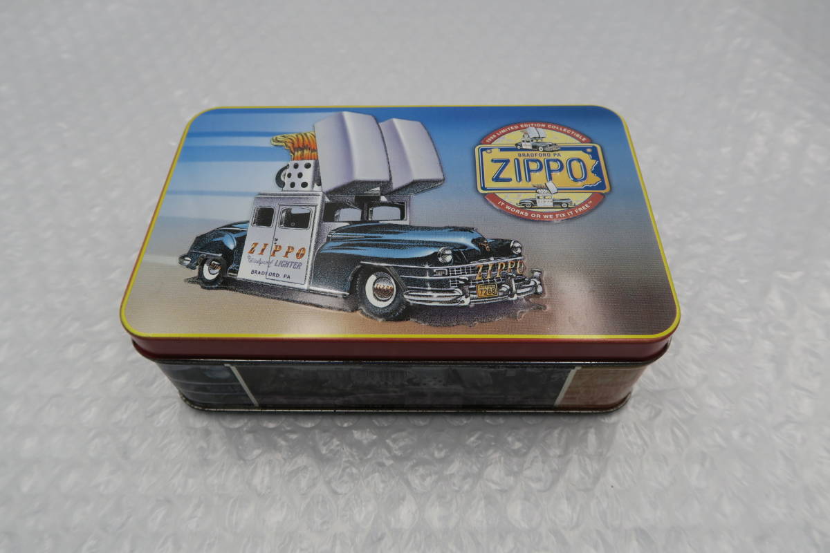 ★【ト福】ZIPPO LIGHTER ジッポライター The Zippo Car オイルライター 缶&キーホルダー付き MCZ01ZZA26_画像10
