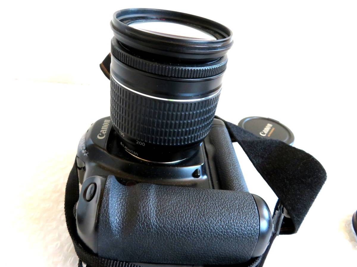 ●【ト足】Canon EOS-1 キャノン フィルムカメラ ZOOM EF 58-200㎜ １:3.5-5.6 72㎜ CBZ01ZZG19_画像6