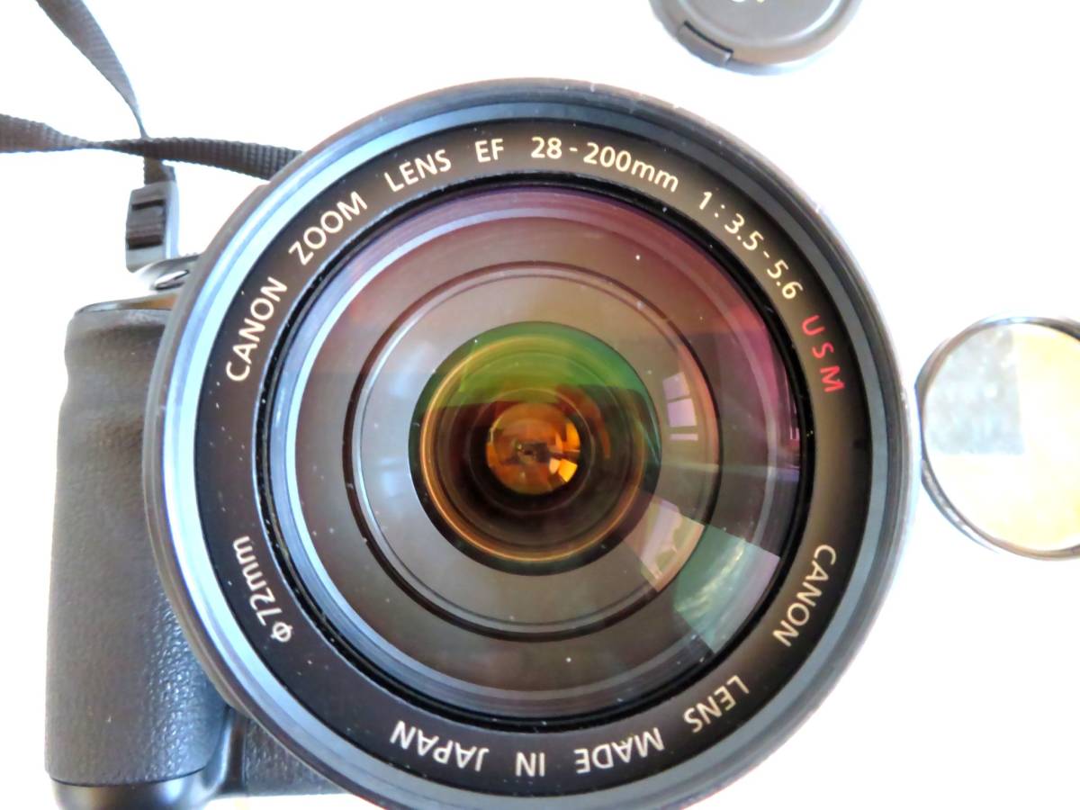 ●【ト足】Canon EOS-1 キャノン フィルムカメラ ZOOM EF 58-200㎜ １:3.5-5.6 72㎜ CBZ01ZZG19_画像3