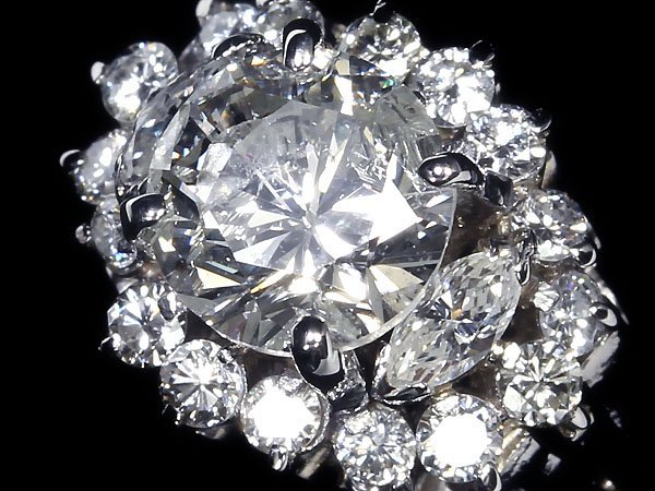 IW10738SS【1円～】新品【RK宝石】《Diamond》豪華絢爛!! 極上ダイヤモンド 特大1.003ct! 極上脇石ダイヤモンド Pt900 超高級リング ダイヤ_画像2