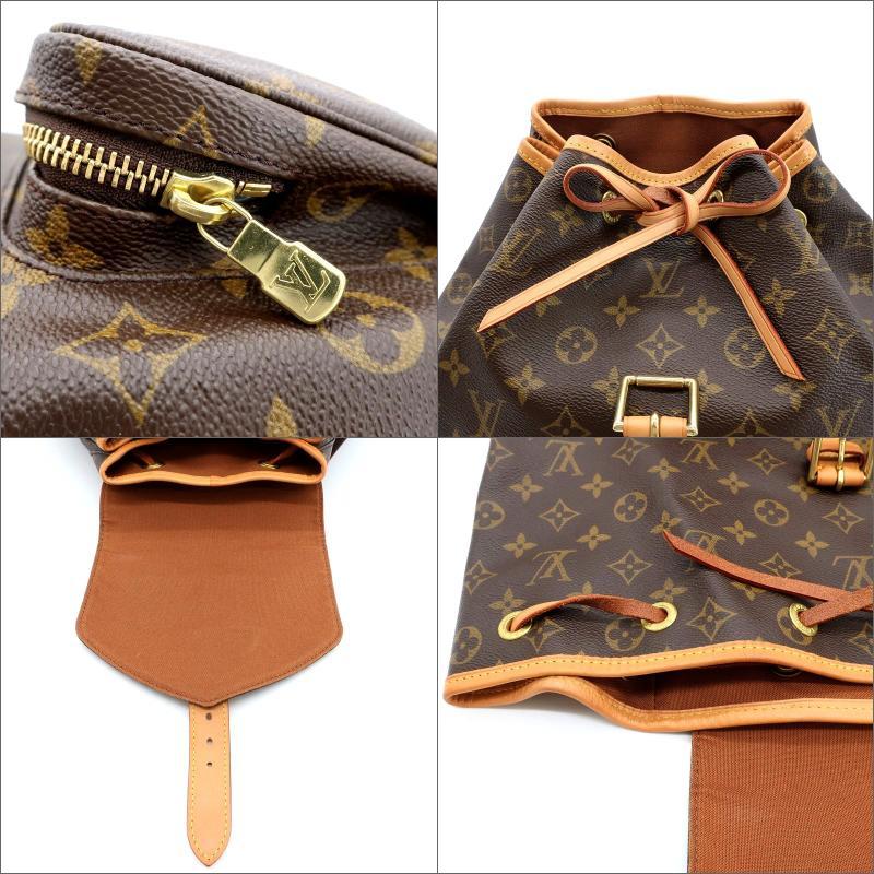 買蔵 LOUIS VUITTON ルイヴィトン モンスリ GM M51135 リュック モノグラム バックパック_画像4