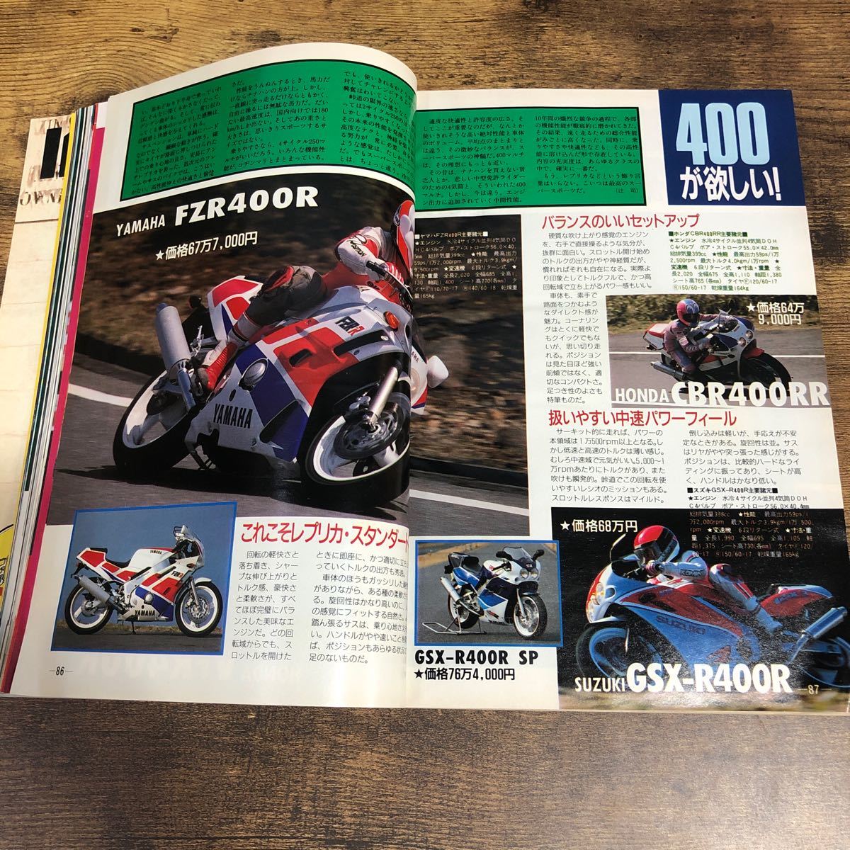 【バイク雑誌　1989.7発行】モーターサイクリスト　1980年代バイク雑誌_画像2